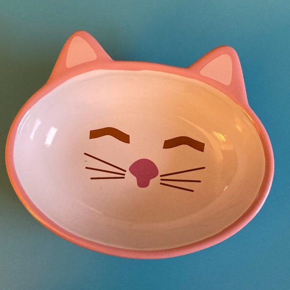 Pink Cat Dish - Picture 1 of 3